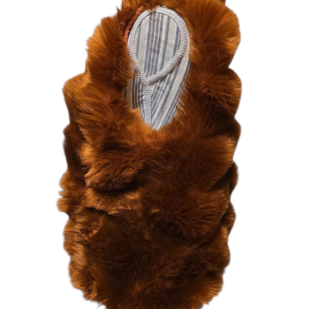 🎉HP🎉 Chic Brown Faux Fur Vest - Picture 3 of 9